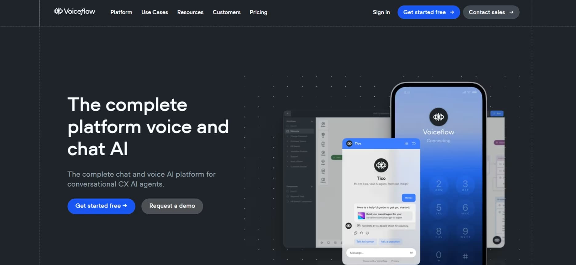 Voiceflow Homepage