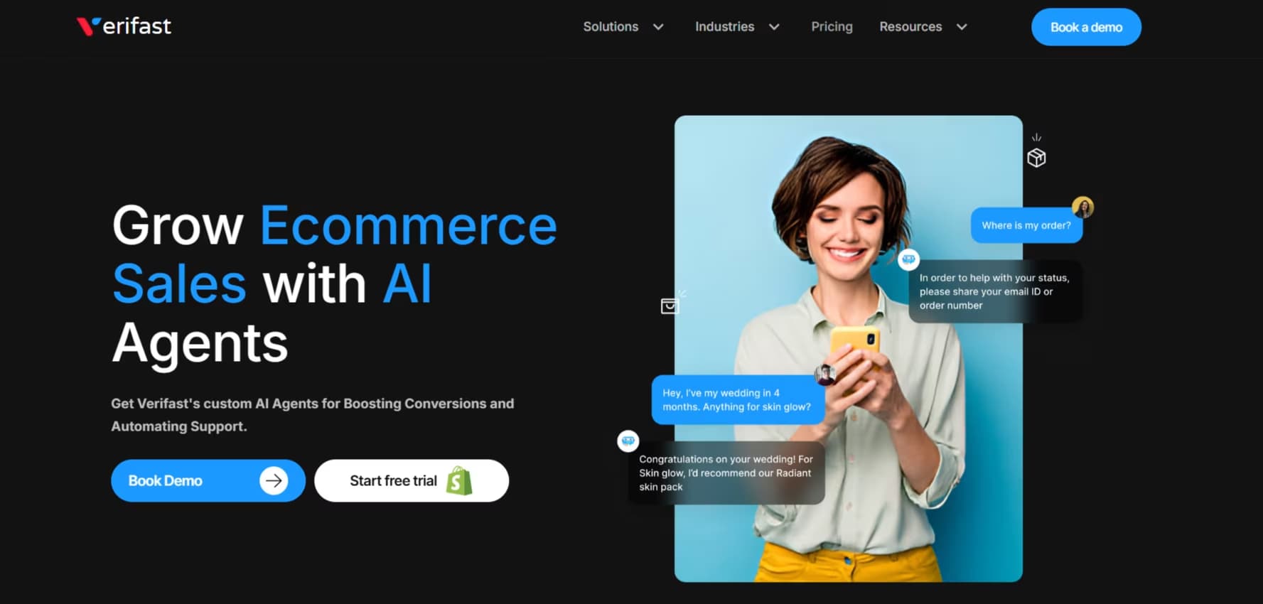 Verifast AI Homepage