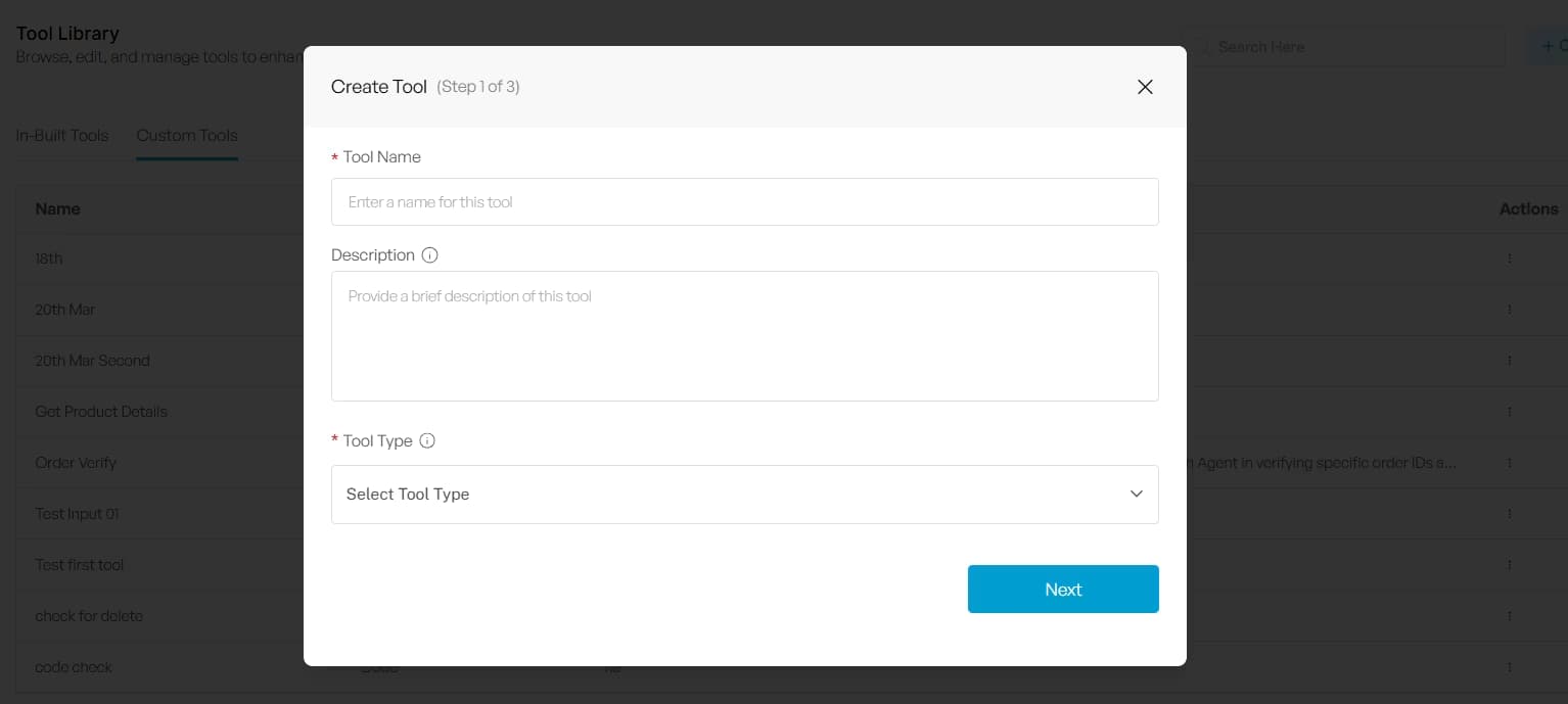 Creating Tools from Tool Library on TechMonk