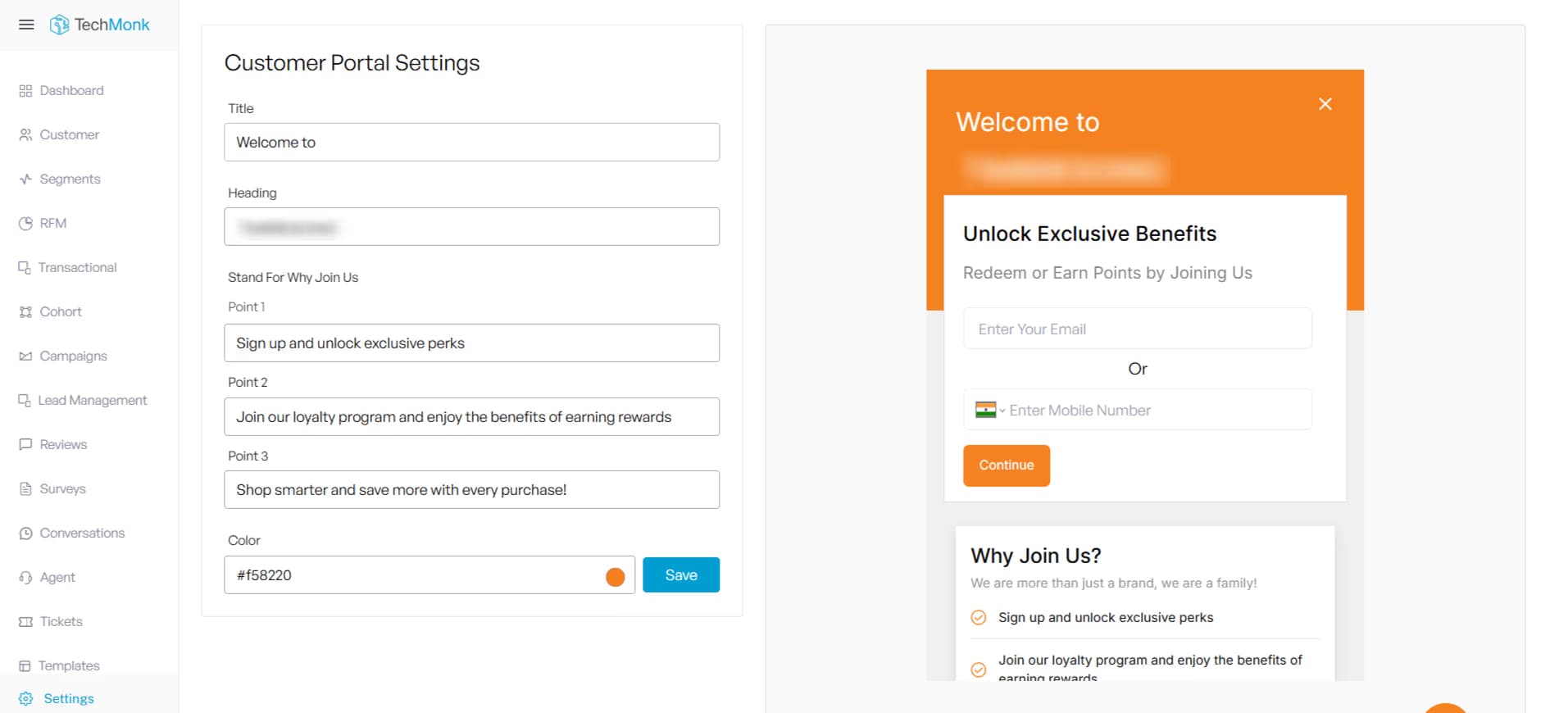 Design Customer Portal With TechMonk